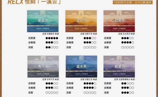 悦刻一溪云是几代的烟弹？