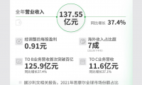 思摩尔2021年财报：营收137亿，加码研发全球专利数量涨6成