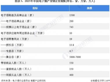 2022年中国电子烟行业发展现状及市场规模分析 电子烟政策监管日趋完善