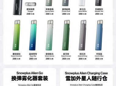 雪加电子烟价目表（雪加电子烟官网售价）
