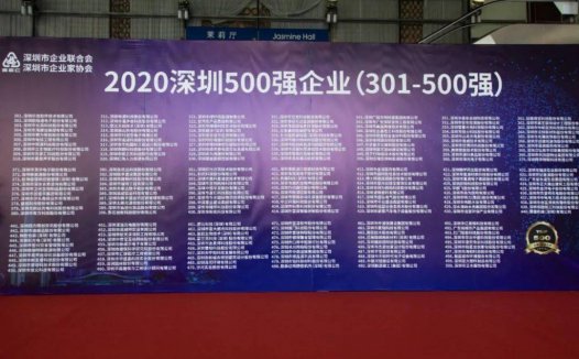 深圳波顿集团是500强吗？上榜深圳500强企业